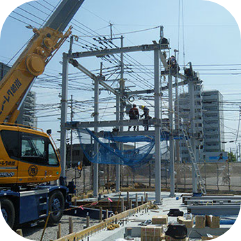 三高産業の建築工事